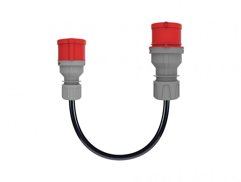 BEMİS BKT-1008-2511 Cee Norm Adaptör 5x2,5 Ttr 5/32A Fiş - 5/16A Priz (30cm Kablolu)
