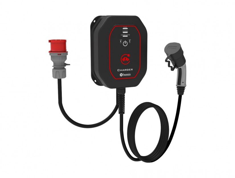 Model 1 Charger 2 (5/32A. Fişli) 5m. Kablolu (11 - 22 kw Trifaze 16 - 32A) - BEV-1011-0105