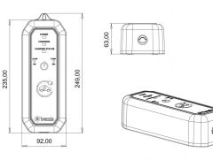 Mini Mobile 5 metre 2,3 - 3,7 kw 10A - 16A (Çanta) - BEV-1111-0001