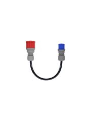 Cee Norm Adaptör 3x6 Ttr (30cm Kablolu) 3/32A Fiş - 5/32A Priz - BKT-8112-1211