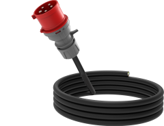 5/32A Fiş 5x6 TTR Enerji Kablosu Bir Ucu Açık (1,5m - 5x6mm2 ttr - Trifaze) - BKT-1000-2700