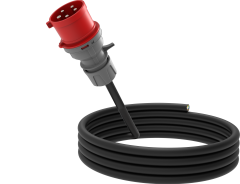 5/32A Fiş 5x6 TTR Enerji Kablosu Bir Ucu Açık (1,5m - 5x6mm2 ttr - Trifaze) - BKT-1000-2700