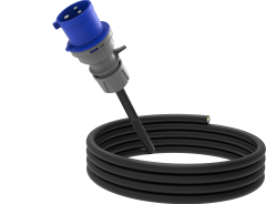 3/32A Fiş 3x6 TTR Enerji Kablosu Bir Ucu Açık (1,5m - 3x6mm2 ttr - Monofaze) - BKT-0800-2120