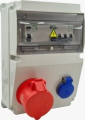 5/32A 1 Ad. Ön - 1/16A 1 Ad. Ön Otomatlı IP44 Kombinasyon - BD2M2134-1020-X