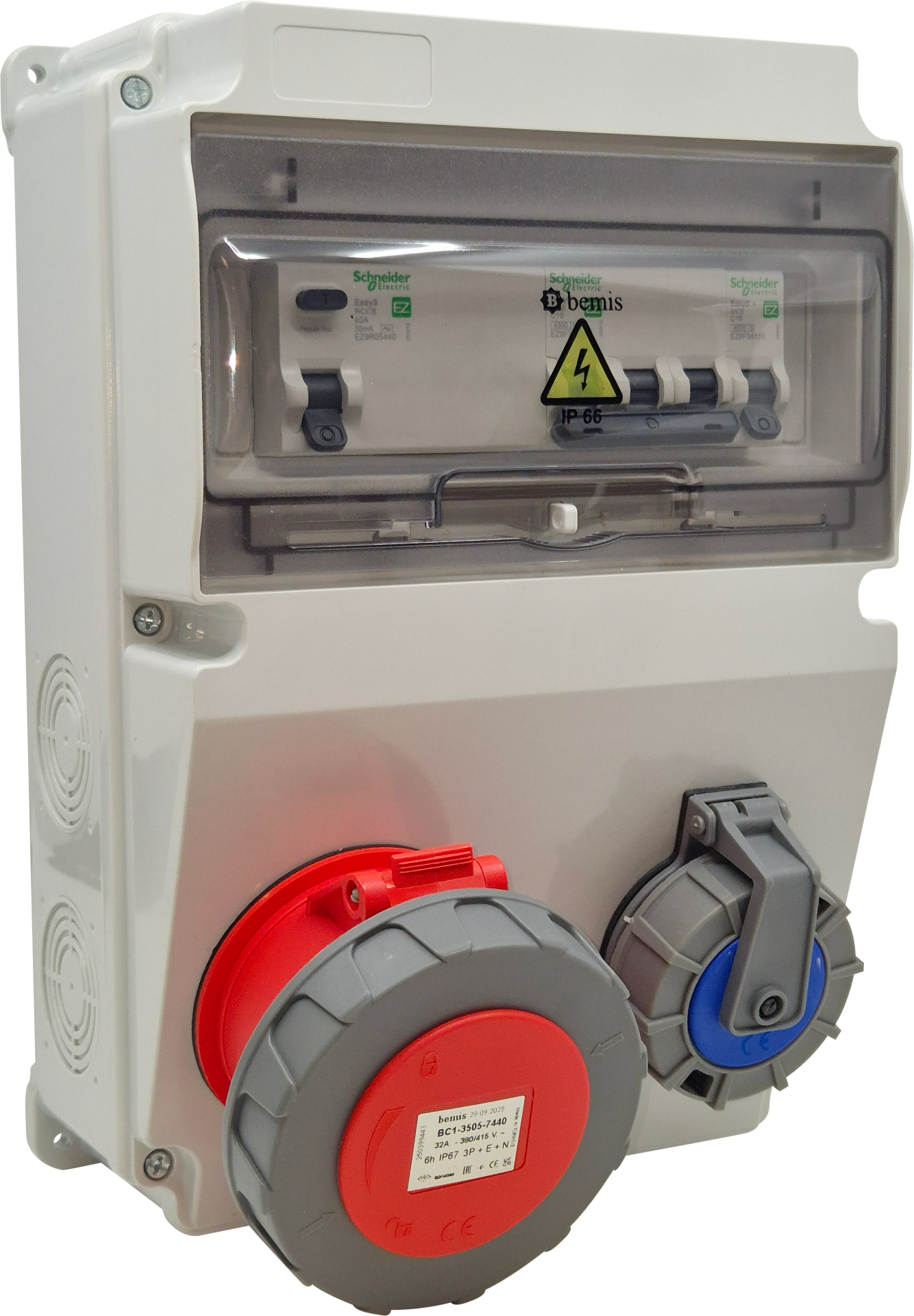 5/32A 1 Ad. Ön - 1/16A 1 Ad. Ön Otomatlı IP66 Kombinasyon - BD2M6130-1020-X