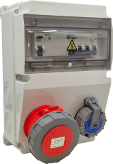 5/32A 1 Ad. Ön - 1/16A 1 Ad. Ön Otomatlı IP66 Kombinasyon - BD2M6130-1020-X